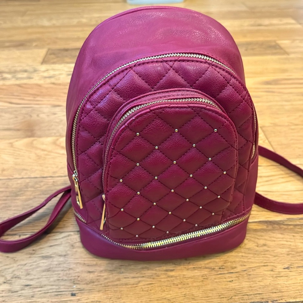 Maroon with Gold Backpack